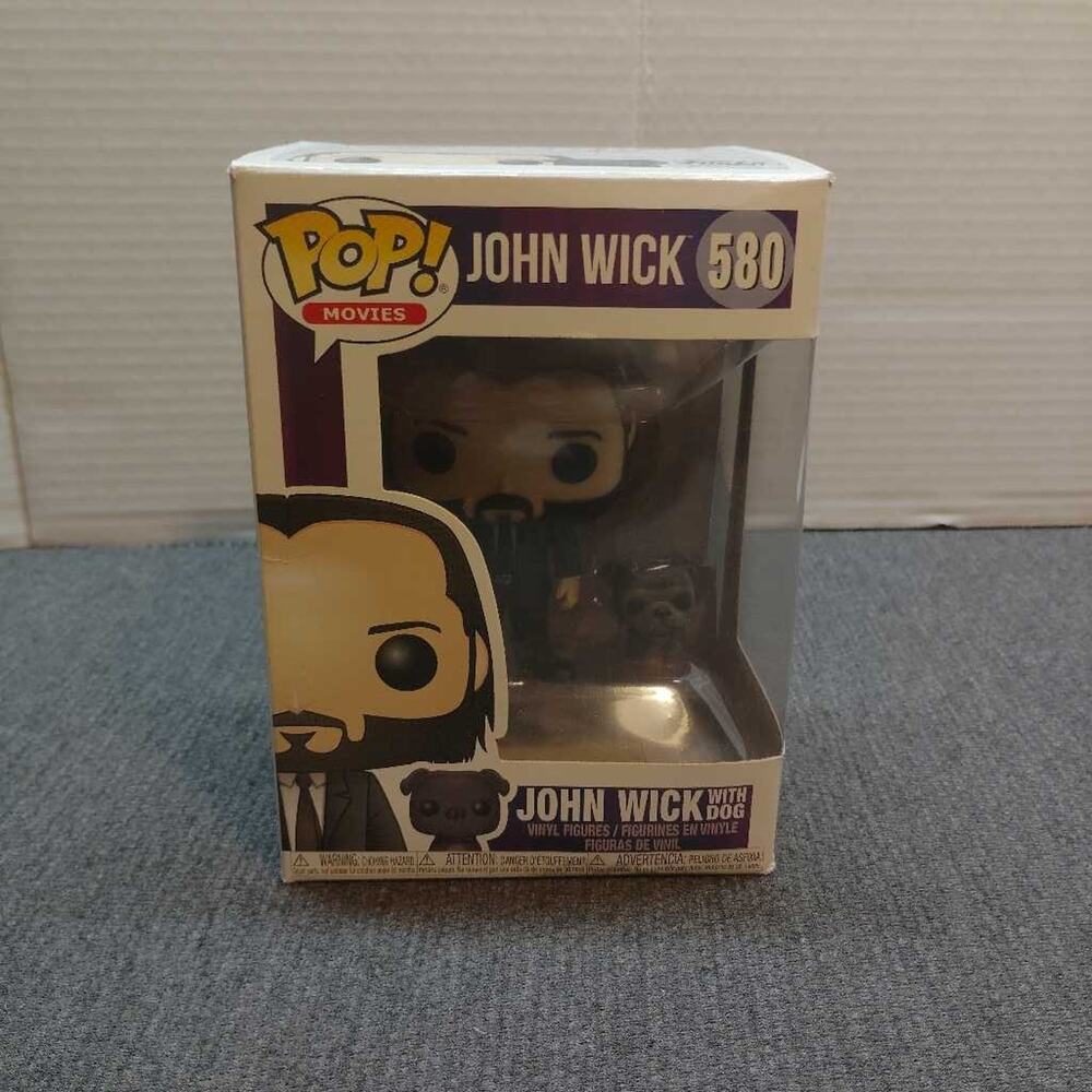 Funko Pop Movies John Wick #580 With Dog Vinyl Figure New In Box